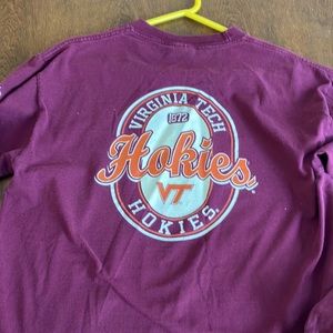 LG Virginia Tech tshirt, longsleeve, 💯% cotton. Good condition, no stains/snags